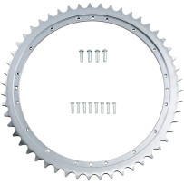 Rear Wheel Sprocket — 51-tooth, 530 chain, zinc