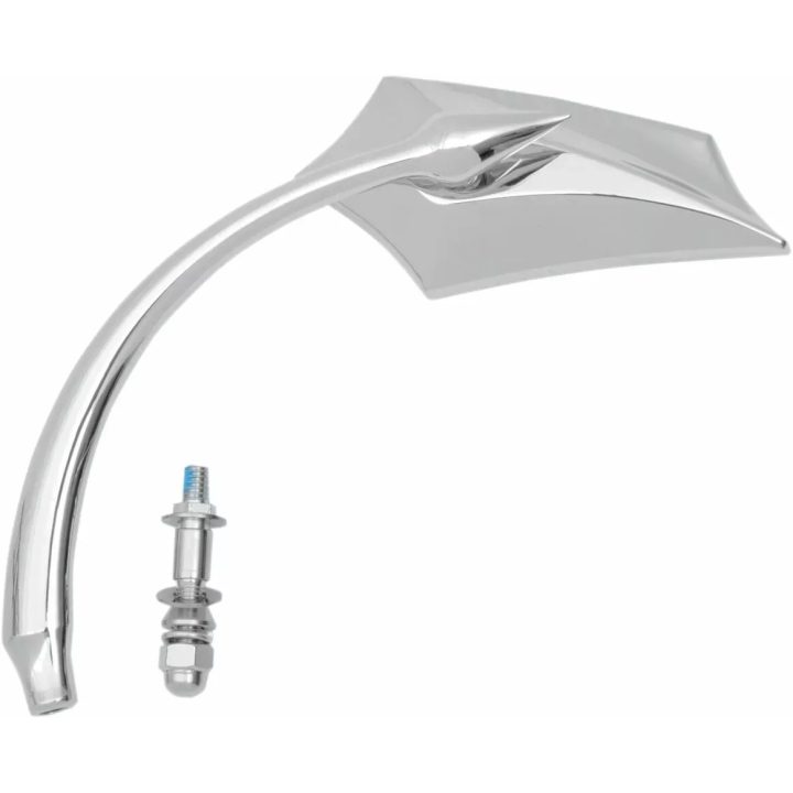 5 Arc Mirror — 5" x 2-1/2", stem 5"