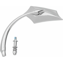 5 Arc Mirror — 5" x 2-1/2", stem 5"