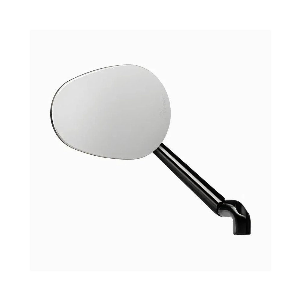 mo.view Club 150 mm Mirror — 15 cm stem, 114×80 mm head, Black