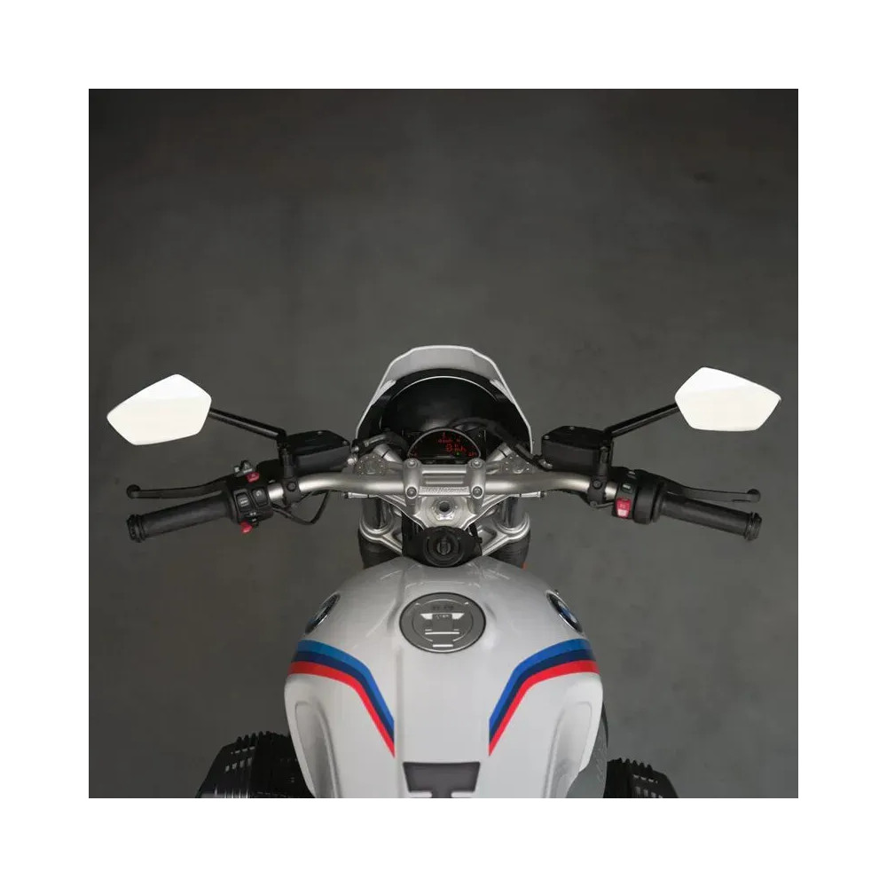 mo.view Race 150 mm Mirror — 150 mm stem, M10 thread, Black