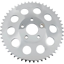 Rear Wheel Sprocket — 51T, 530 chain, 11.7 mm offset, Chrome