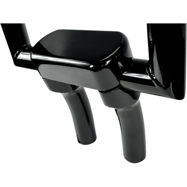 Kit de Elevadores de Manillar y Abrazadera Superior — abrazadera 38 mm (1-1/2"), elevación 14 cm (5-1/2"), negro brillo