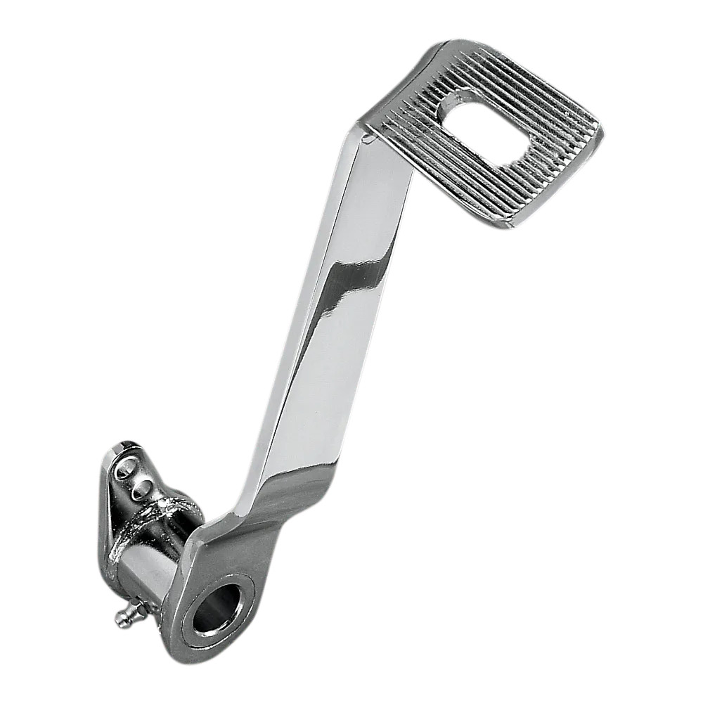 Vintage Rear Brake Pedal — Chrome, Fits FX/FL custom forward controls