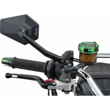 Espejo E-homologado — negro, montaje en extremo del manillar