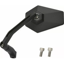 Espejo E-homologado — negro, montaje en extremo del manillar