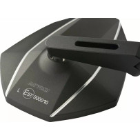 Bar End Mirror — Black, Aluminum