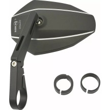 Bar End Mirror — Aluminum, Black