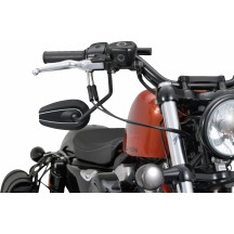 Espejo negro de aluminio — Vista lateral