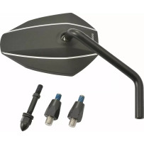 Aluminum Black Mirror — M10 x P1.25 (R/H thread)