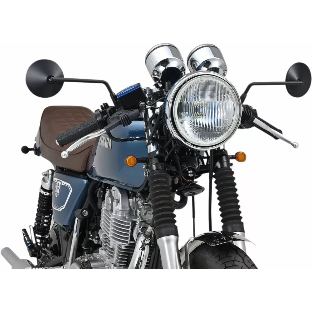 Espejo ABS de acero — negro, retrovisor lateral, juego