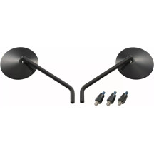 Espejo ABS de acero — negro, retrovisor lateral, juego