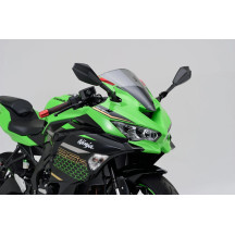 Aluminum ABS Mirror — Black, right or left, handlebar/fairing mount