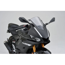 Aluminum ABS Mirror — Black, right or left, handlebar/fairing mount