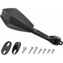 Aluminum ABS Mirror — Black