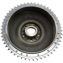 Brake Drum/Sprocket Set Shovelhead — Chrome