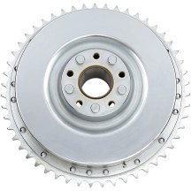 Brake Drum/Sprocket Set Shovelhead — Chrome