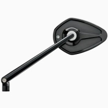 mo.view Sport 180 mm Mirror — Black, Aluminum, Hexagon