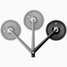 mo.view Classic Flip 150 mm Mirror — Black