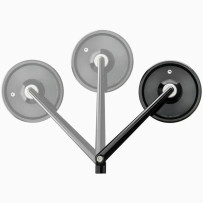 mo.view Classic Flip 150 mm Mirror — Black