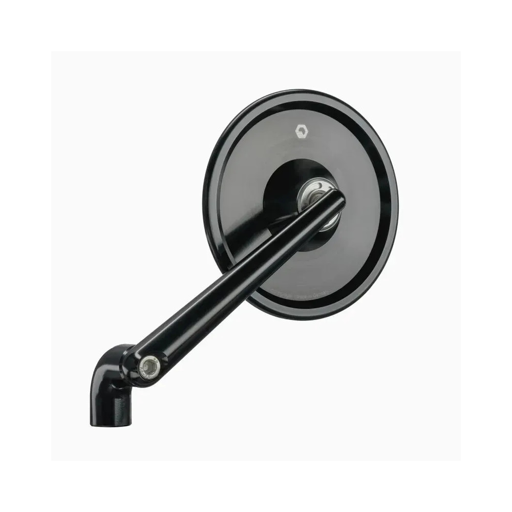 mo.view Classic 110 mm Mirror — 11 cm stem, Ø99 mm, Black