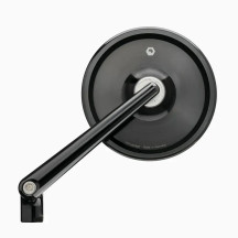 mo.view Classic 110 mm Mirror — 11 cm stem, Ø99 mm, Black
