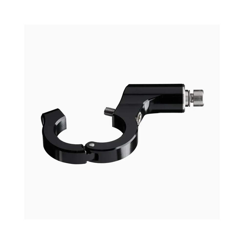 mo.view Classic Pivot 110 mm Mirror — Ø99 mm, clamp 10 mm, fits 7/8" or 1", Black