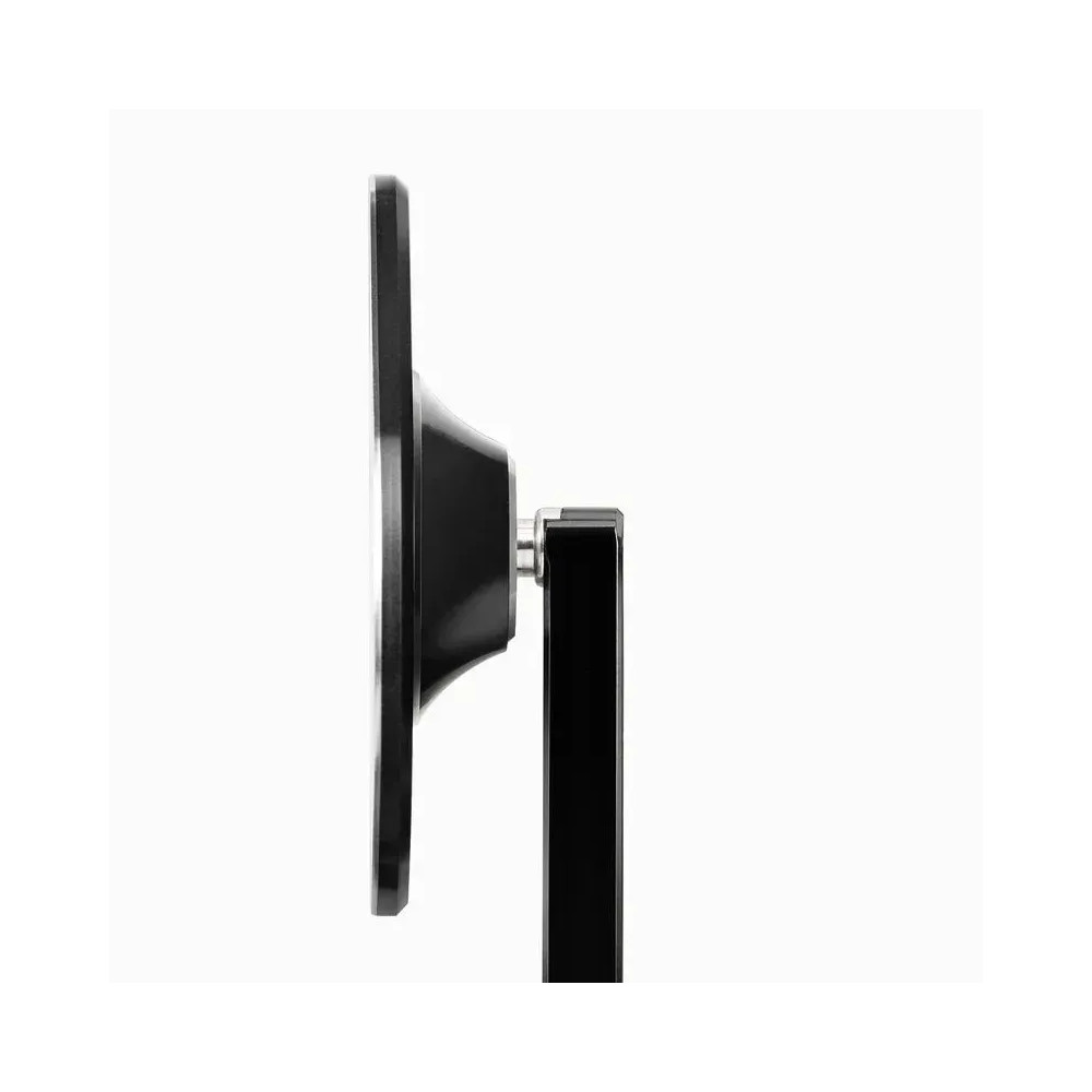 mo.view Club Flip 60 mm Espejo de extremo de manillar — 114×80 mm, 4,5 mm, brazo 72 mm, compatible con 22 mm y 1 pulg., Negro