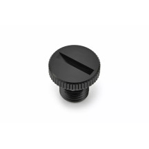 Mirror Plug Bolt — M10 x 1.25 thread, left, black