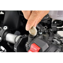 Mirror Plug Bolt — M10 x 1.25 thread, left, black