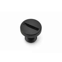Mirror Plug Bolt — M10 x 1.25, Black, Right