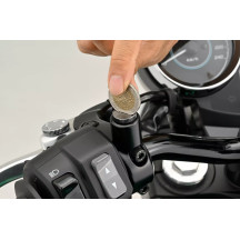 Mirror Plug Bolt — M10 x 1.25, Right, Gray