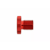 Mirror Plug Bolt — M10 x 1.25, Red
