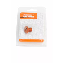 Mirror Plug Bolt — M10 x 1.25, Left, Orange