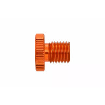 Mirror Plug Bolt — M10 x 1.25, Orange