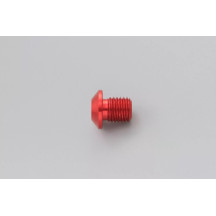 Mirror Plug Bolt — M10 x 1.25, Red