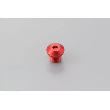 Mirror Plug Bolt — M10 x 1.25, Red