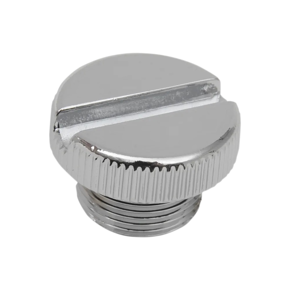 Tapón de llenado de repuesto — extremo de la transmisión, cromo