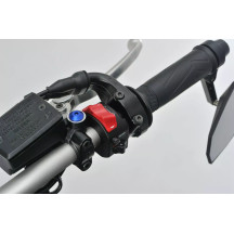 Tapón de tornillo para espejo — M10 x 1.25, azul