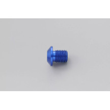 Tapón de tornillo para espejo — M10 x 1.25, azul