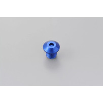 Mirror Plug Bolt — M10 x 1.25, Right, Blue