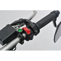 Tornillo tapón de espejo — M10 x 1.25, verde anodizado