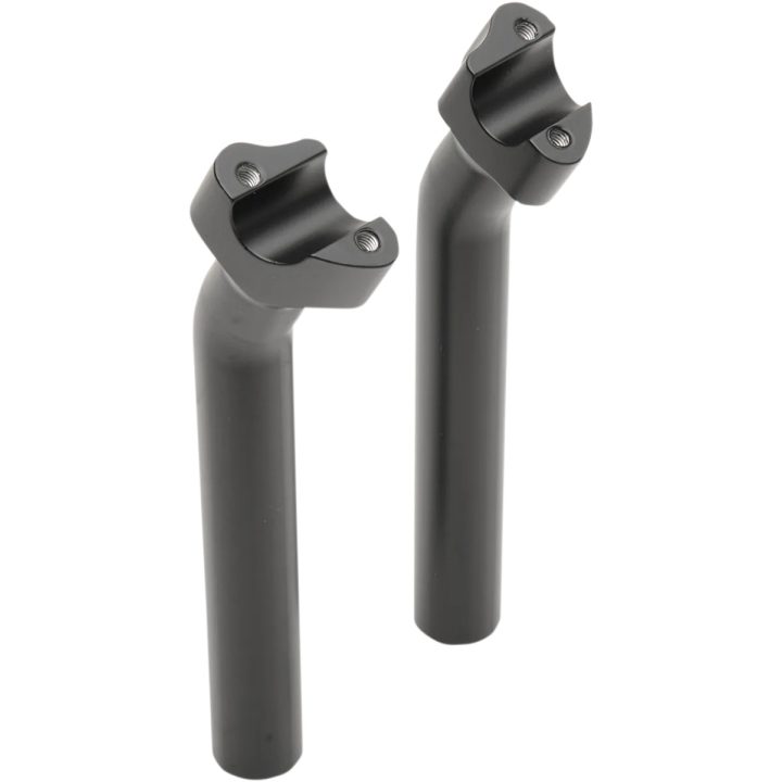 Elevadores de manillar Buffalo en aluminio mecanizado — 1" de diámetro de apriete, 24 cm de altura, 1" de retroceso