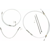 Sterling Chromite II® Upper Handlebar Installation Kit — Ape Hanger fit, 10" risers, Chrome