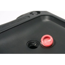 4L Portable Oil Drain Pan — Black