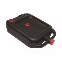 4L Portable Oil Drain Pan — Black