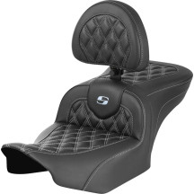 Roadsofa™ Lattice Stitch Seat — Overall 77.5 cm (30-1/2"), Driver 40.5 cm (16"), Black