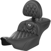 Roadsofa™ Extended Reach Seat — 44.5 cm (17-1/2") driver length, 35.5 cm (14") width, Black