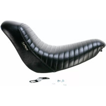 Bare Bones Solo Seat — 57 cm overall, 47 cm driver length, 32.5 cm width, Black