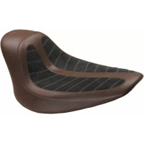 Kodlin Signature Series Solo Seat — Black, Brown, 43 cm (17 in) × 32 cm (12.5 in), 53.5 cm (21 in) overall